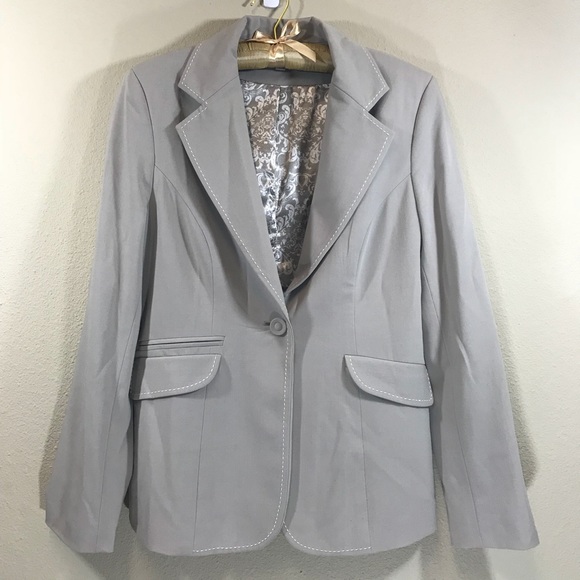 CAbi Jackets & Blazers - $149 Dynamo Mist #832 floral lined blazer jacket